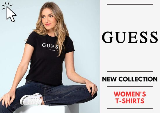 GUESS WOMEN'S T-SHIRT COLLECTION - IN SIZE RANGE - FROM 11 € / PIECE